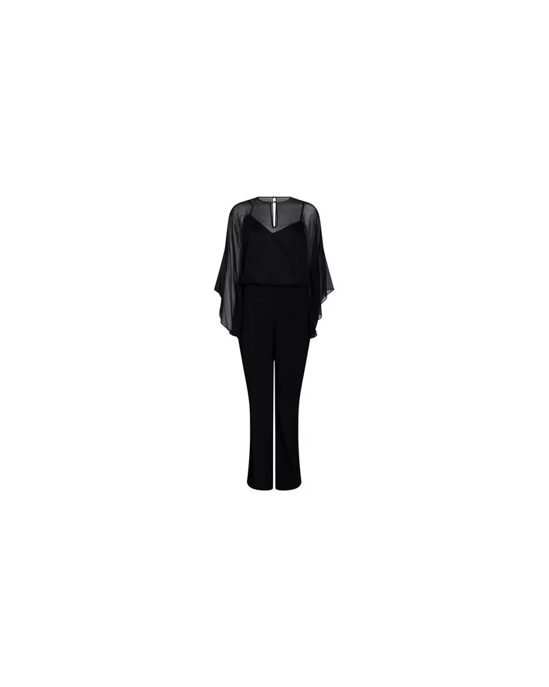 Luisa Spagnoli OVERALLS - Jumpsuitsauf YOOX.COM Schwarz