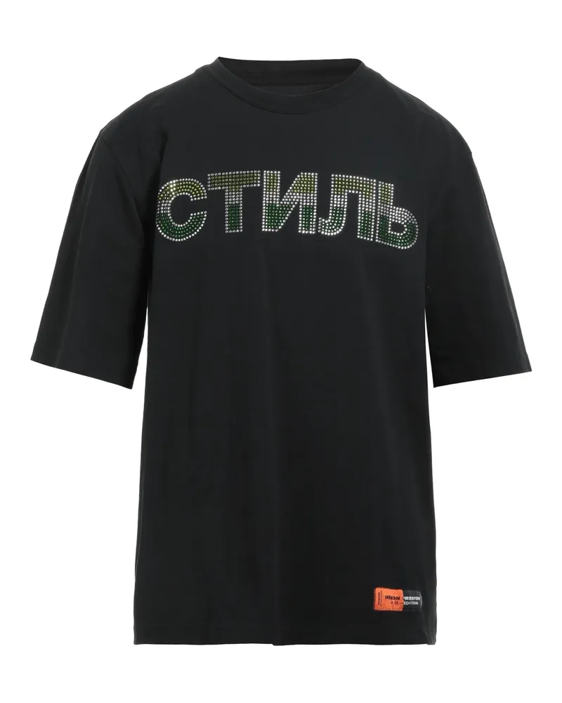 Heron Preston T-shirts Schwarz