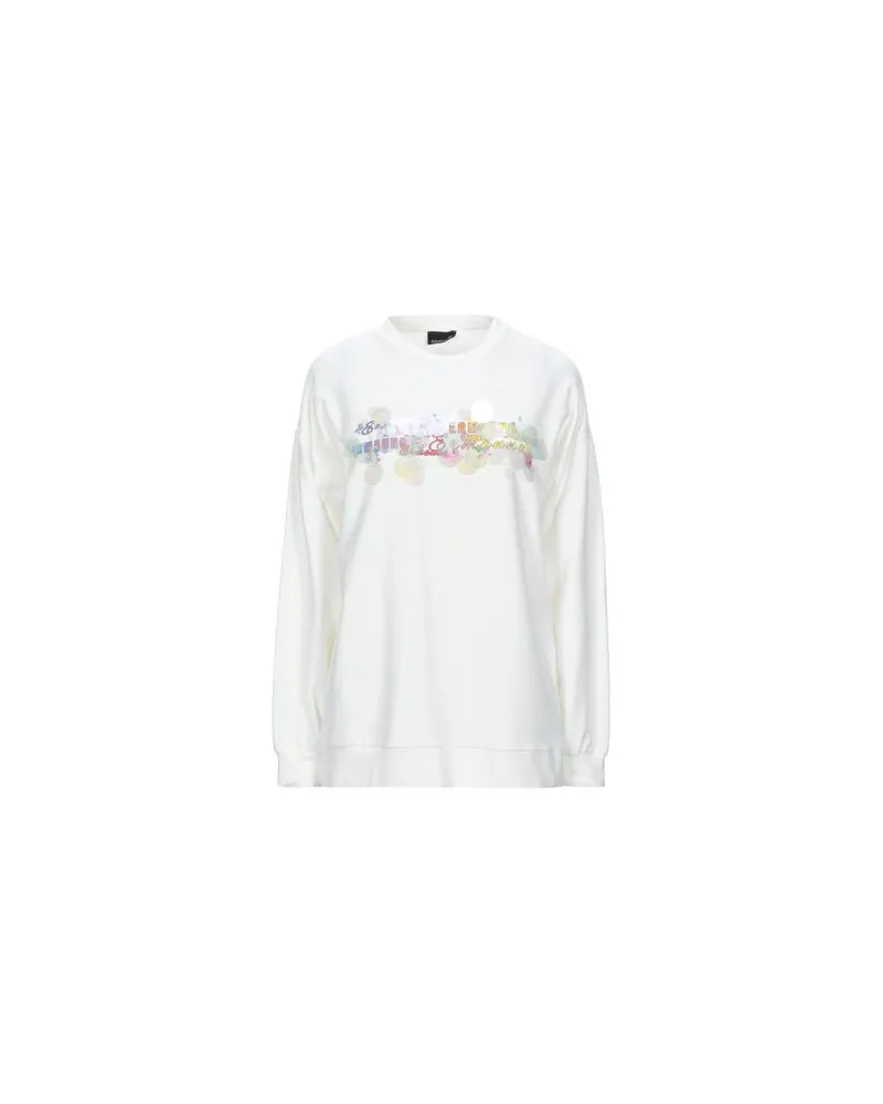 Ermanno Scervino TOPS - Sweatshirtsauf YOOX.COM Weiß