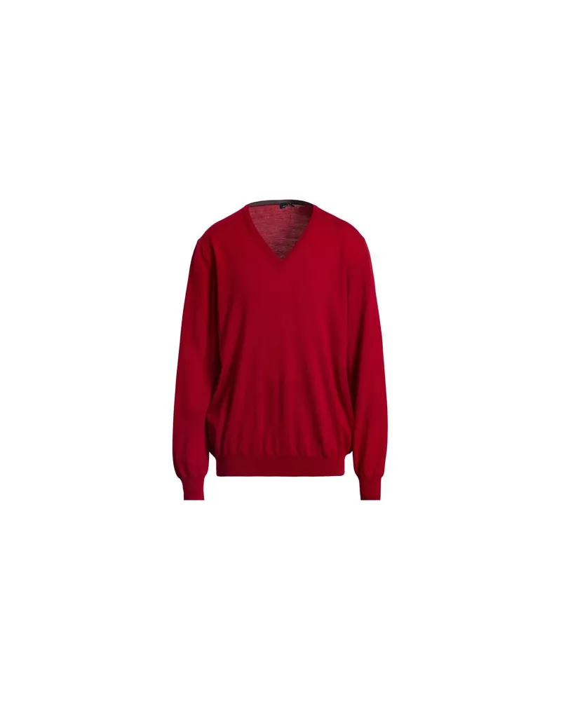BARBA STRICKWAREN - Pulloverauf YOOX.COM Ziegelrot