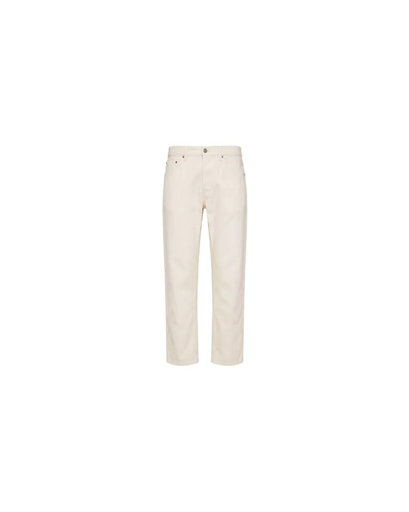 LARDINI HOSEN & RÖCKE - Jeanshosenauf YOOX.COM Cremeweiß