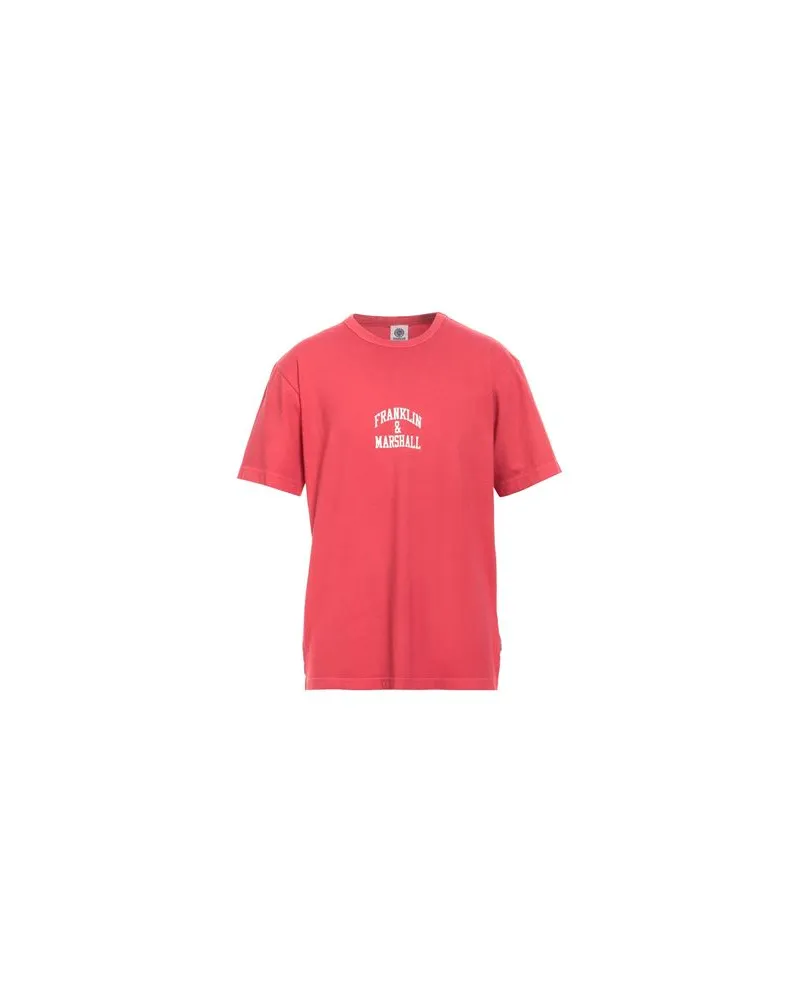 Franklin & Marshall TOPS - T-shirtsauf YOOX.COM Rot