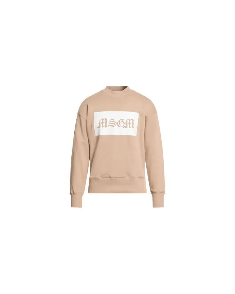 MSGM TOPS - Sweatshirtsauf YOOX.COM Beige