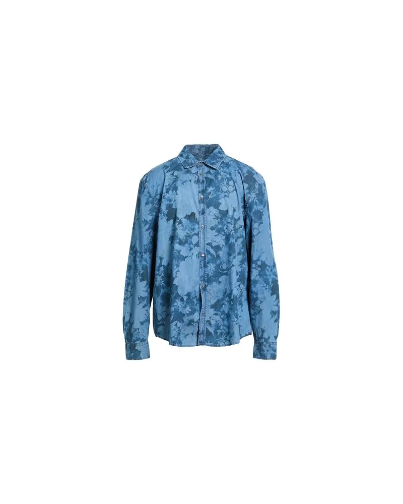 PT TORINO TOPS - Jeanshemdenauf YOOX.COM Blau