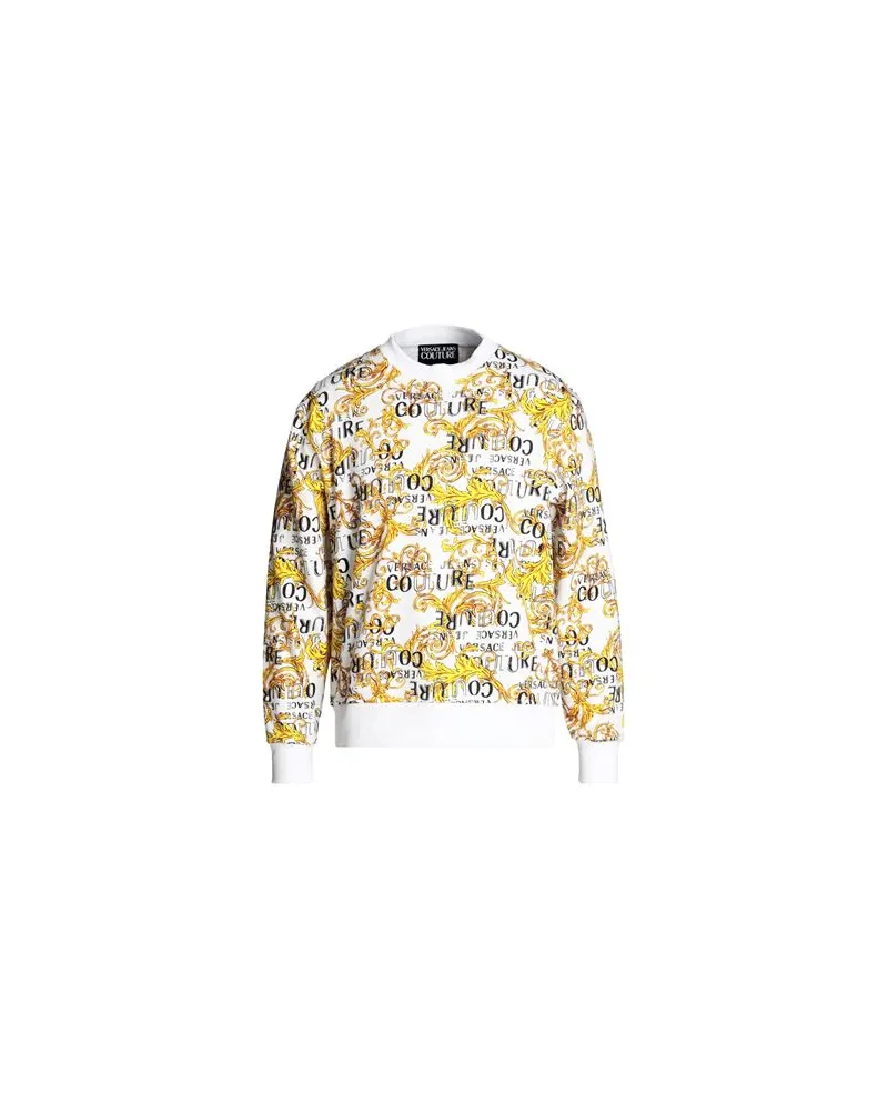Versace Jeans TOPS - Sweatshirtsauf YOOX.COM Weiß