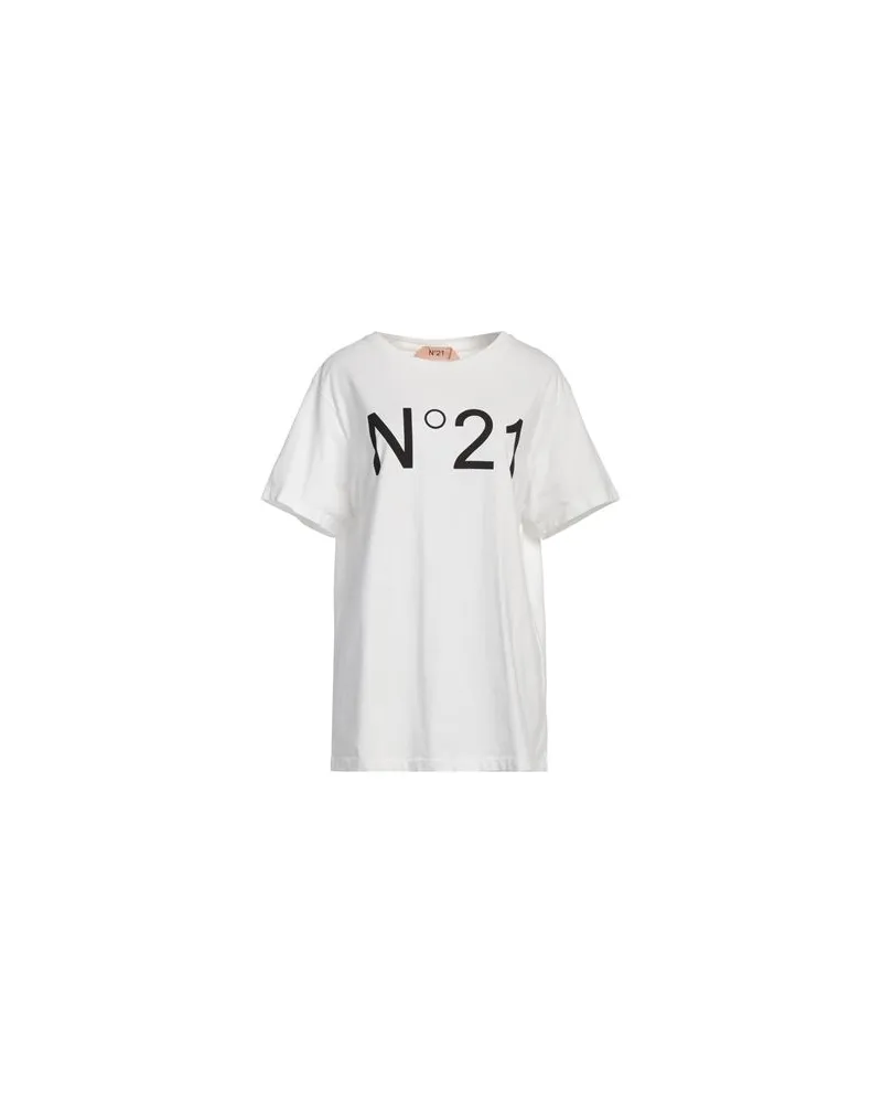 N° 21 TOPS - T-shirtsauf YOOX.COM Weiß