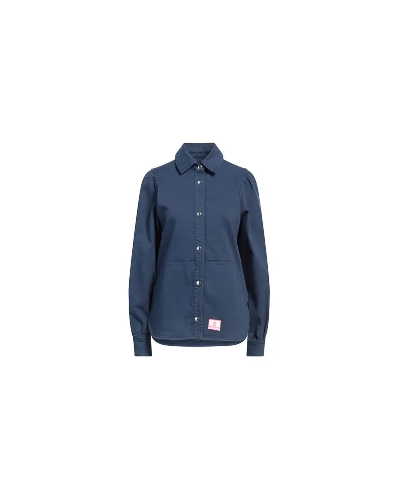 Department 5 JACKEN & MÄNTEL - Jeansjacken/Mäntelauf YOOX.COM Marineblau