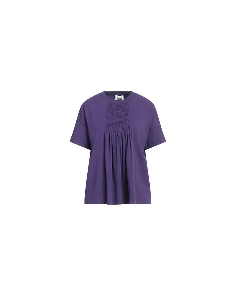 Alpha Studio TOPS - T-shirtsauf YOOX.COM Violett
