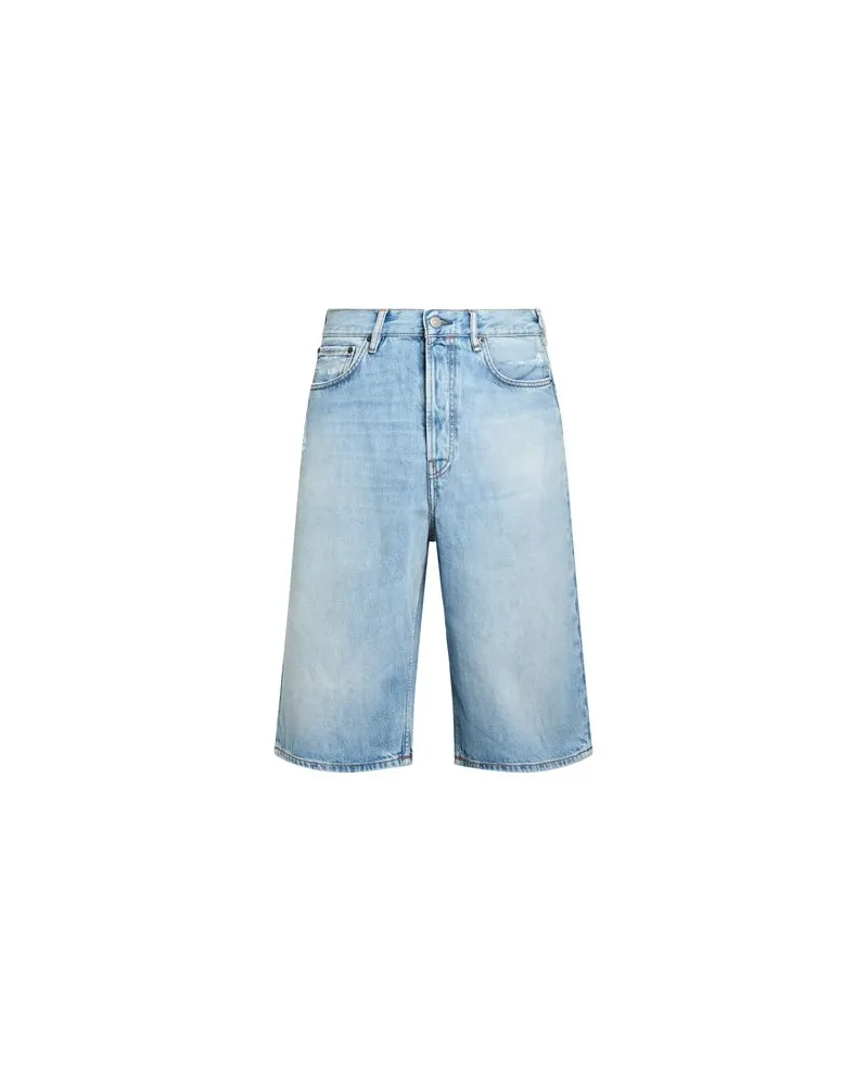 Acne Studios HOSEN & RÖCKE - Jeansshortsauf YOOX.COM Blau