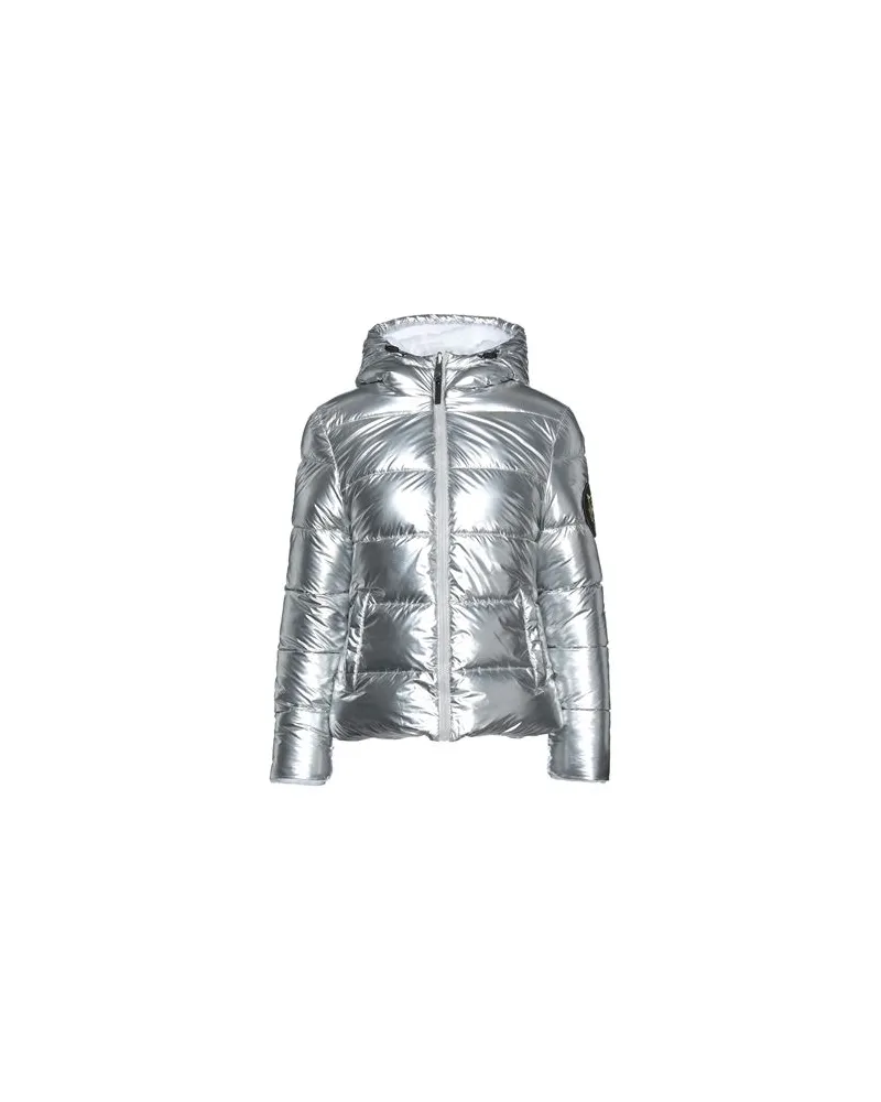 Philipp Plein JACKEN & MÄNTEL - Pufferjacken & Daunenjackenauf YOOX.COM Silber