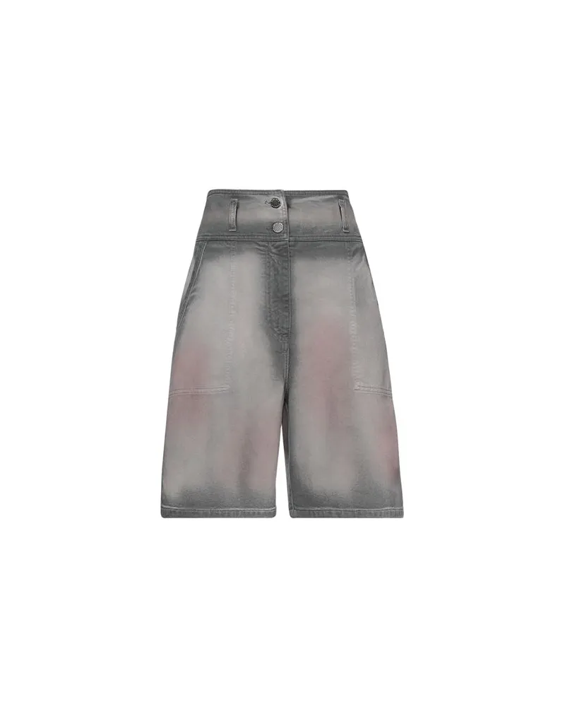 Alberta Ferretti HOSEN & RÖCKE - Jeansshortsauf YOOX.COM Blei