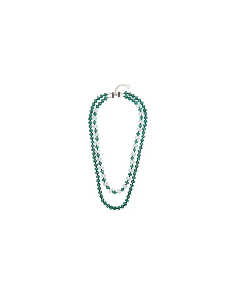 Emporio Armani SCHMUCK und UHREN - Halskettenauf YOOX.COM Dunkelgrün