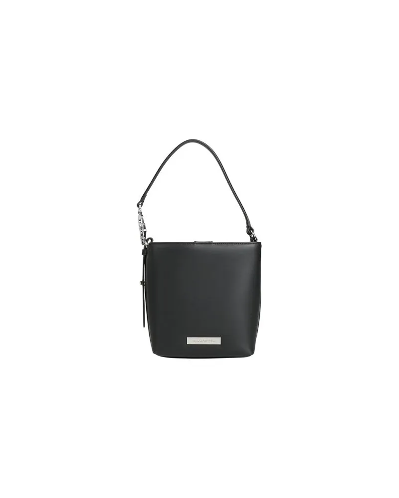 Karl Lagerfeld IKON SMOOTH BUCKET BAG  - TASCHEN - Handtaschenauf YOOX.COM Schwarz