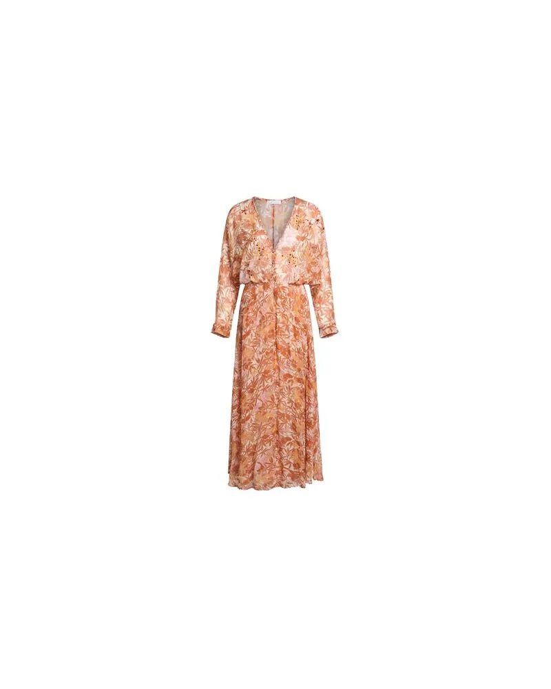 Poupette St Barth KLEIDER - Maxi-Kleiderauf YOOX.COM Kamel