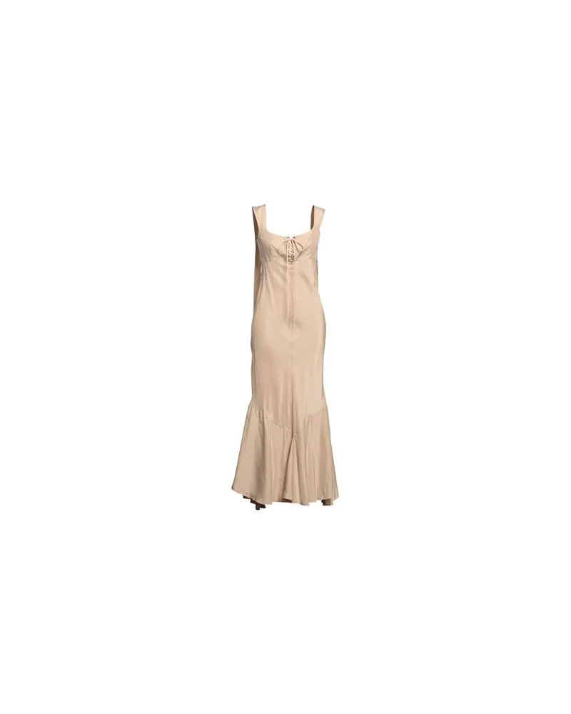 SPORTMAX KLEIDER - Maxi-Kleiderauf YOOX.COM Beige