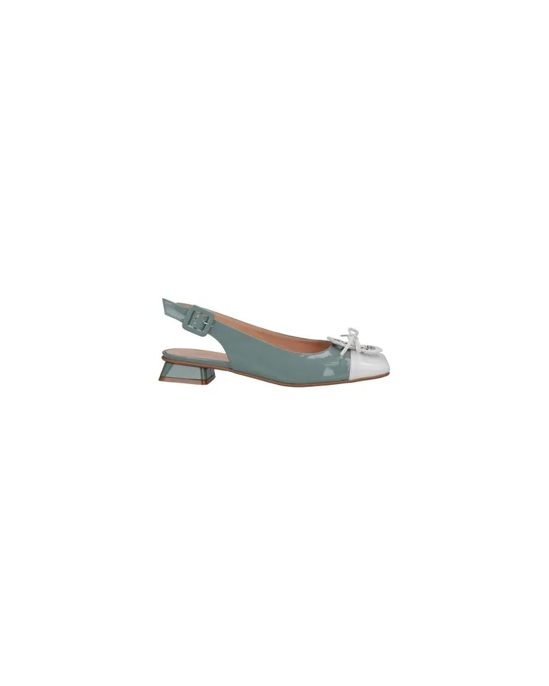 F.lli Bruglia SCHUHE - Ballerinasauf YOOX.COM Salbeigrün