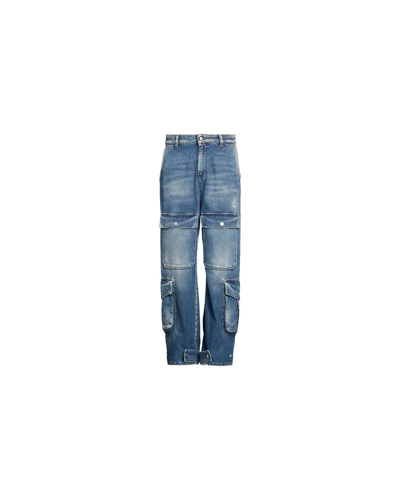 ENTERPRISE JAPAN HOSEN & RÖCKE - Jeanshosenauf YOOX.COM Blau