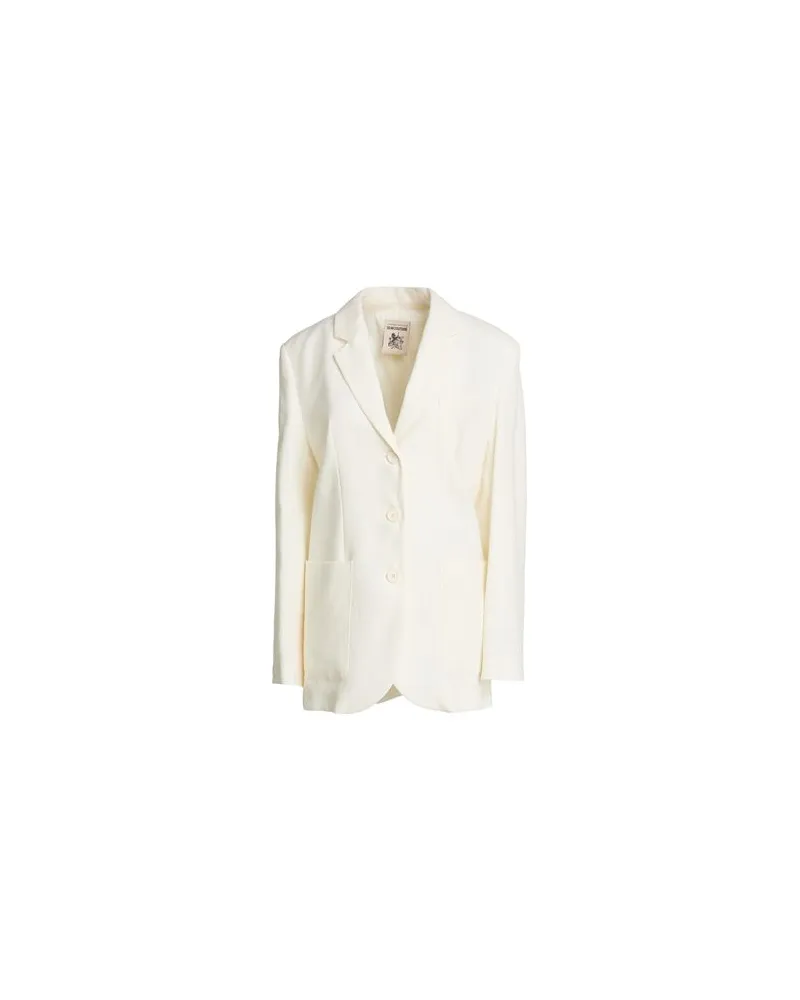 Semicouture ANZÜGE und CO-ORDS - Blazersauf YOOX.COM Elfenbein