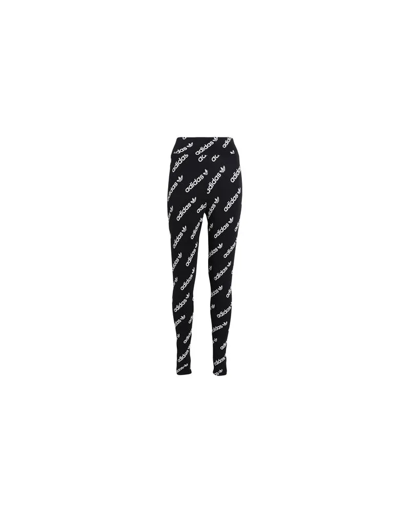 adidas LEGGINGS   - HOSEN & RÖCKE - Leggingsauf YOOX.COM Schwarz