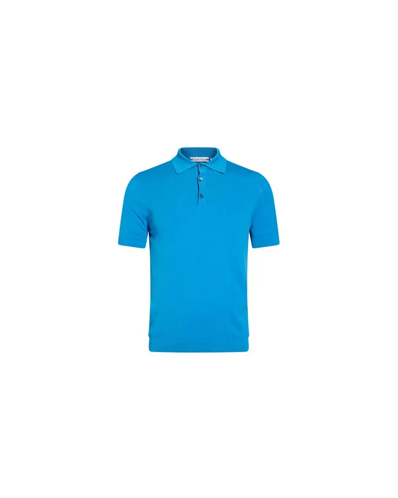 Jacob Cohën TOPS - Poloshirtsauf YOOX.COM Azurblau