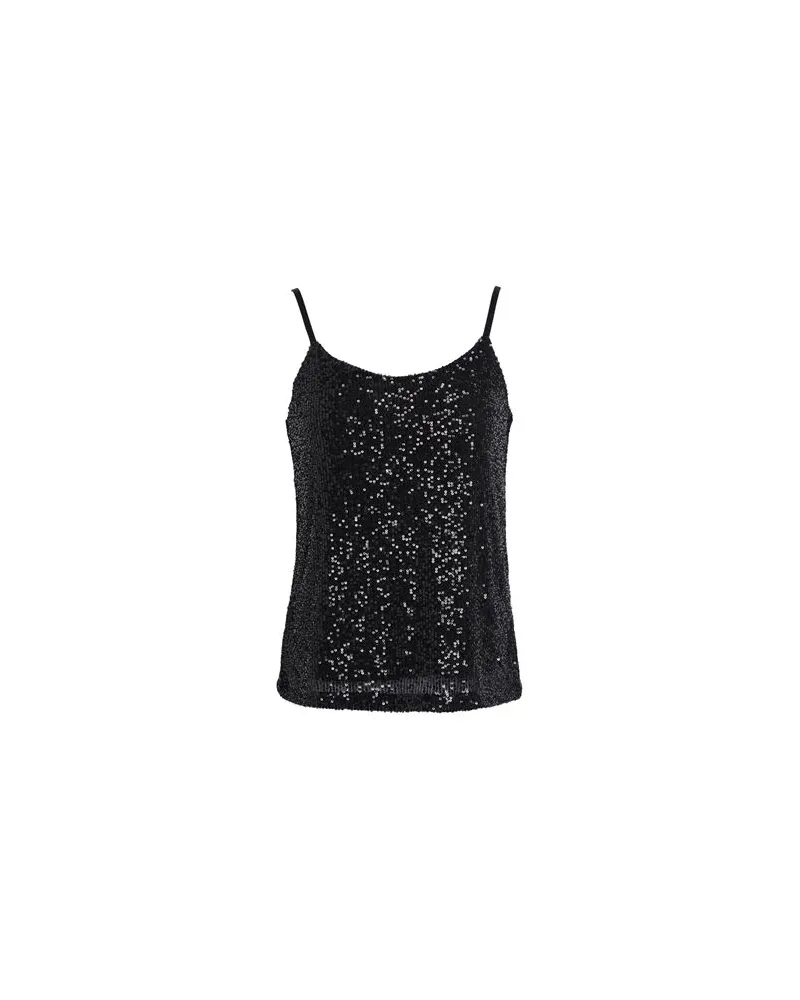 Pieces TOPS - Topsauf YOOX.COM Schwarz