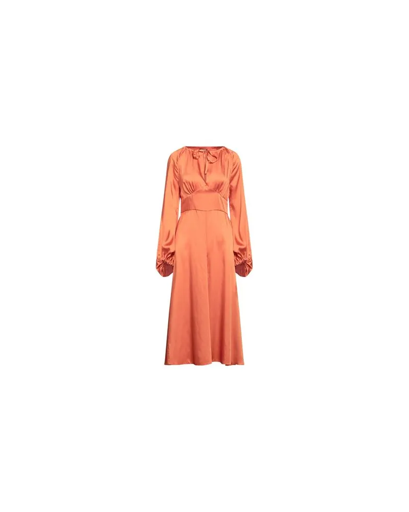 Maliparmi KLEIDER - Midi-Kleiderauf YOOX.COM Orange