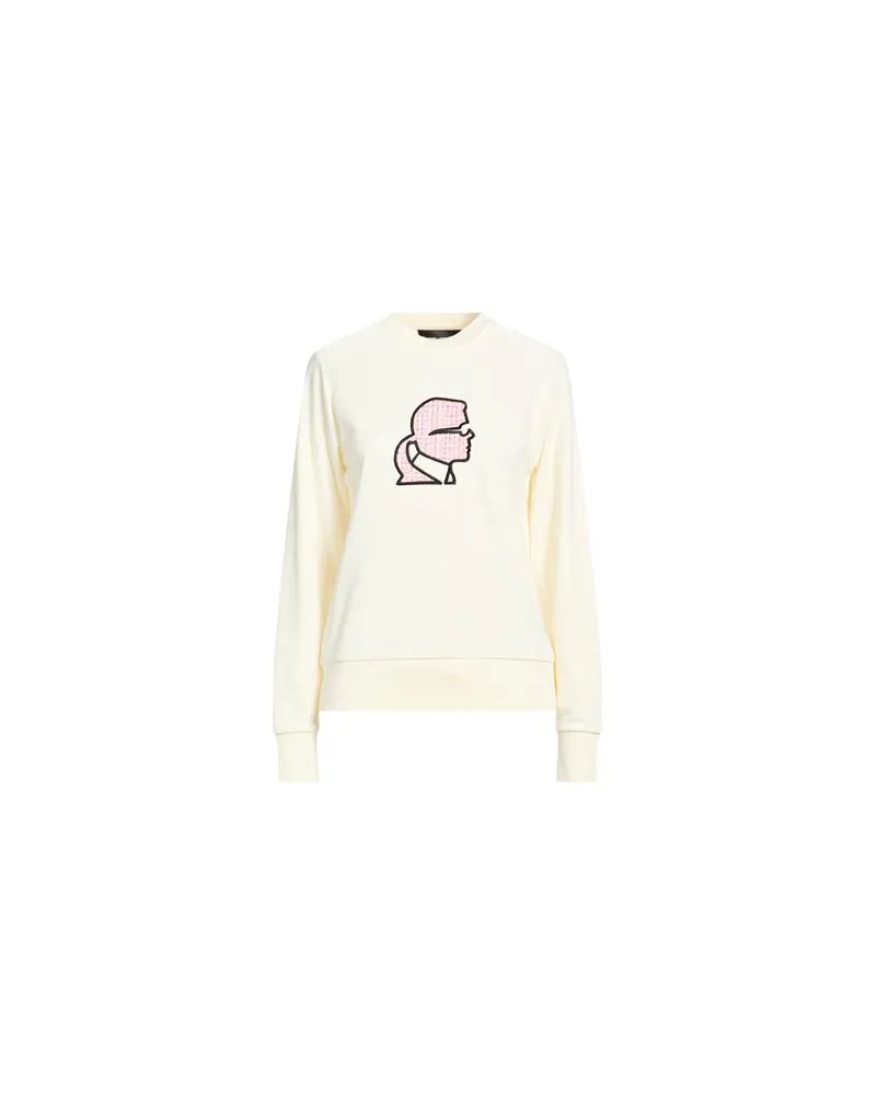 Karl Lagerfeld TOPS - Sweatshirtsauf YOOX.COM Cremeweiß