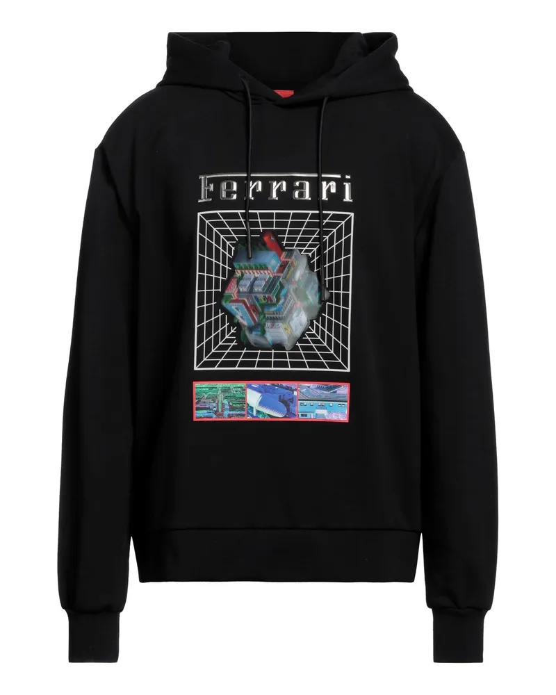 Ferrari Sweatshirt Schwarz