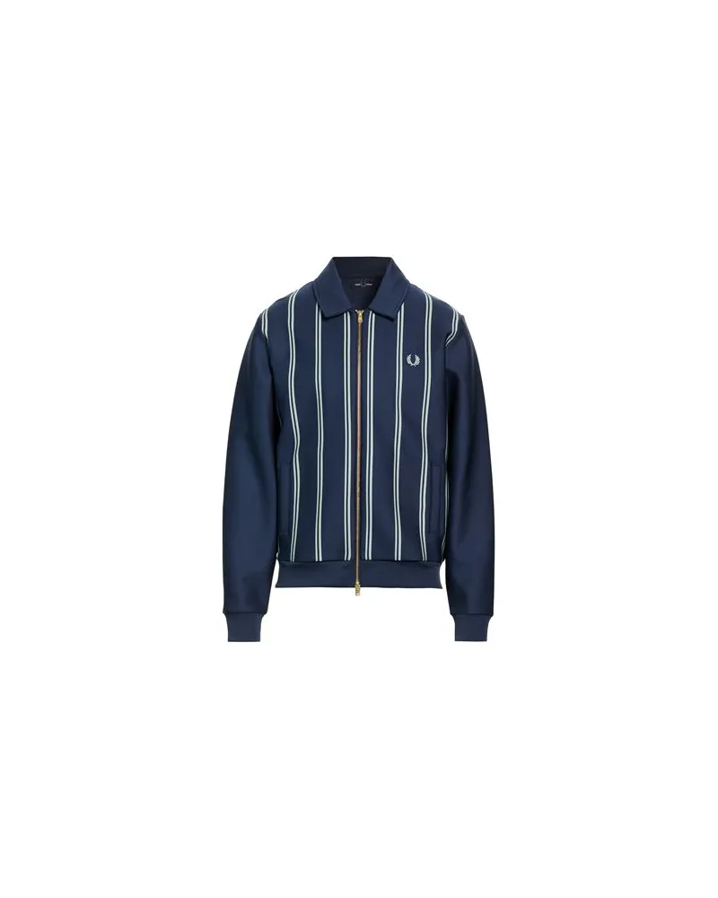 Fred Perry TOPS - Sweatshirtsauf YOOX.COM Marineblau