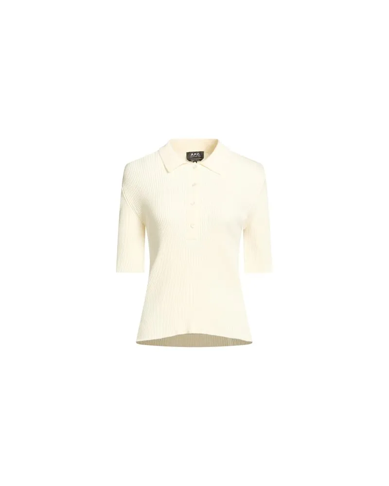 A.P.C. STRICKWAREN - Pulloverauf YOOX.COM Cremeweiß