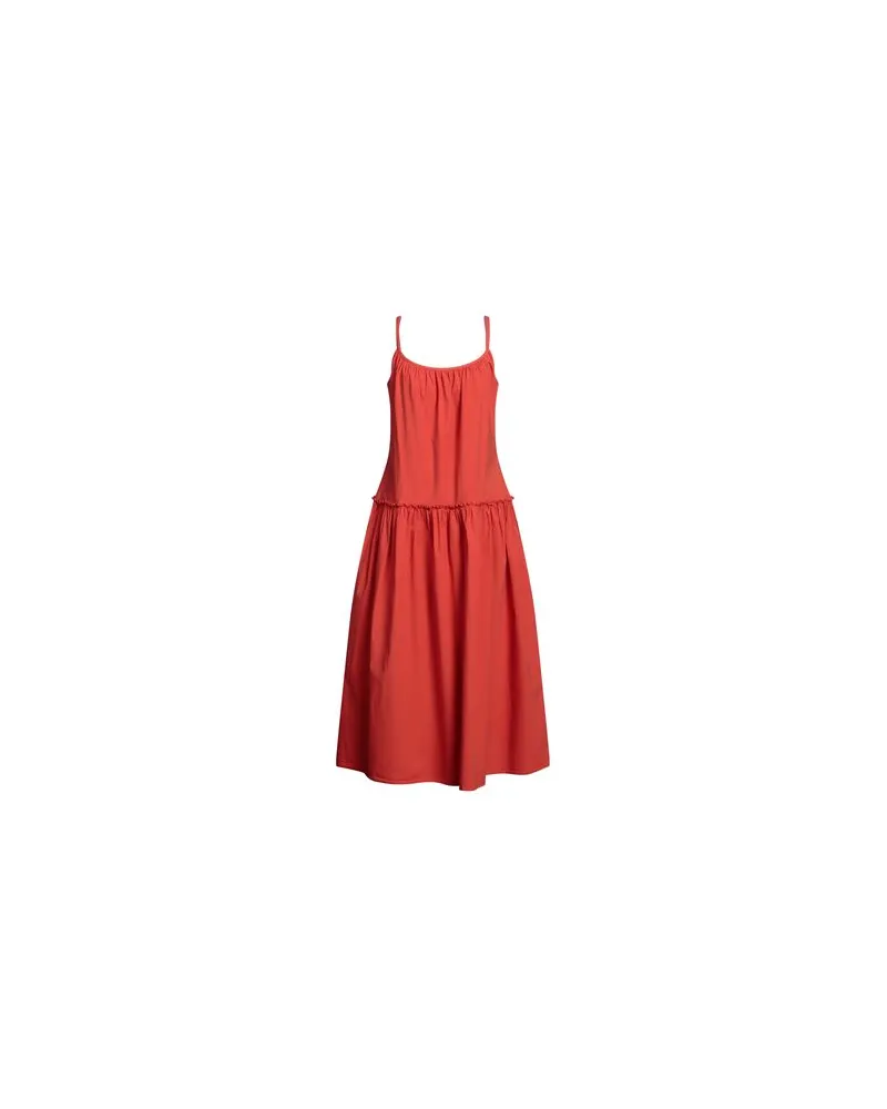Massimo Alba KLEIDER - Maxi-Kleiderauf YOOX.COM Rostrot