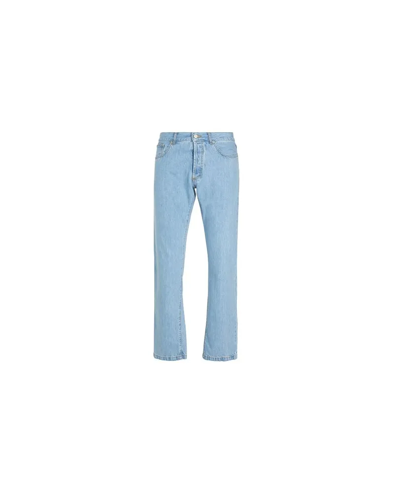 8 by Yoox ORGANIC COTTON SLIM FIT DENIM  - HOSEN & RÖCKE - Jeanshosenauf YOOX.COM Blau