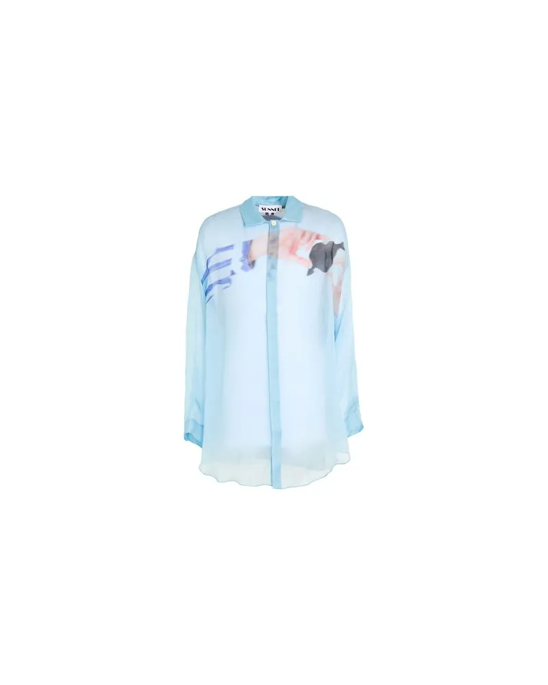SUNNEI TOPS - Hemdenauf YOOX.COM Hellblau
