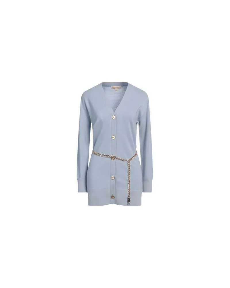 Michael Kors STRICKWAREN - Strickjackenauf YOOX.COM Hellblau