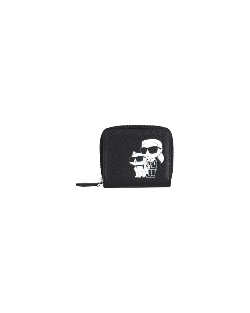Karl Lagerfeld Kleinlederwaren - Brieftaschenauf YOOX.COM Schwarz
