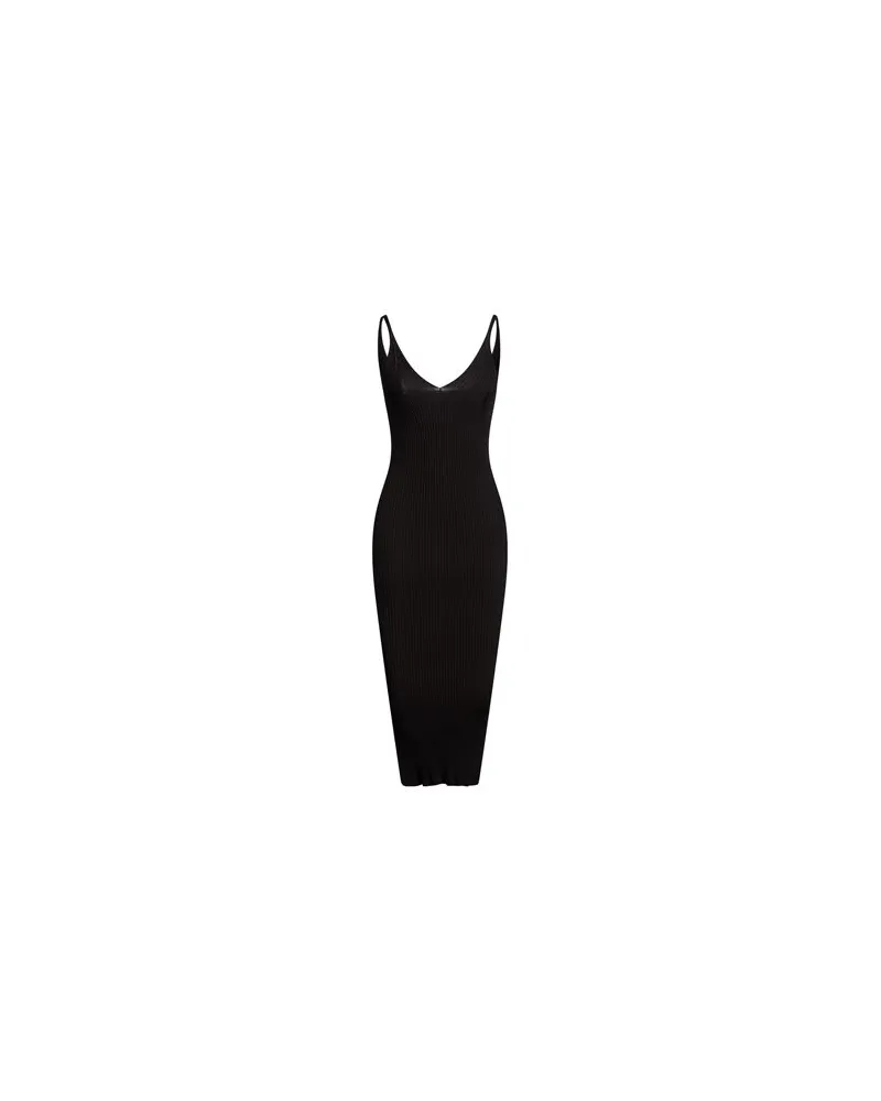 DKNY KLEIDER - Midi-Kleiderauf YOOX.COM Schwarz