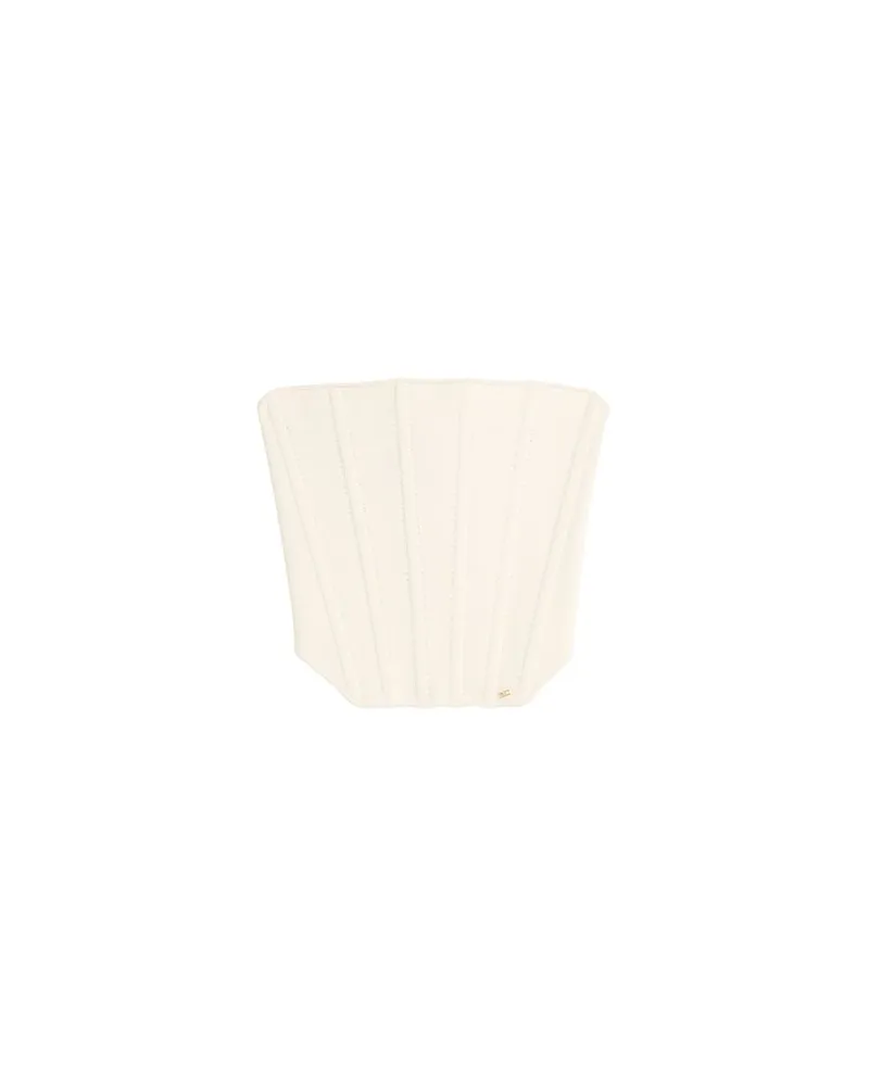 Elisabetta Franchi TOPS - Topsauf YOOX.COM Cremeweiß
