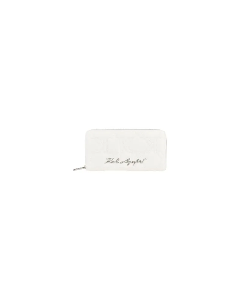 Karl Lagerfeld Kleinlederwaren - Brieftaschenauf YOOX.COM Weiß