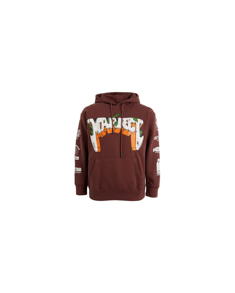 Market GROWCLUB HOODIE  - TOPS - Sweatshirtsauf YOOX.COM Schokobraun