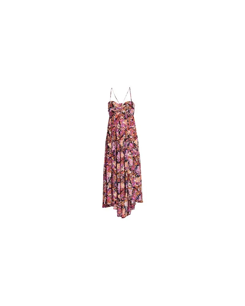 Topshop occasion strappy back detail paisley floral midi dress  - KLEIDER - Midi-Kleiderauf YOOX.COM Malve
