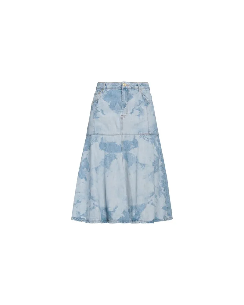 Ganni HOSEN & RÖCKE - Jeansröckeauf YOOX.COM Blau