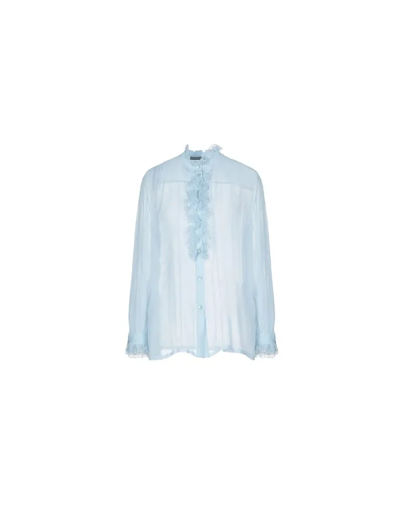 Alberta Ferretti TOPS - Hemdenauf YOOX.COM Himmelblau