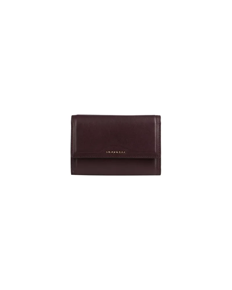 Piquadro Kleinlederwaren - Brieftaschenauf YOOX.COM Pflaume