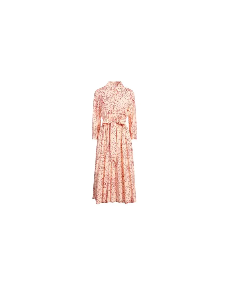 Camicettasnob KLEIDER - Maxi-Kleiderauf YOOX.COM Pfirsich
