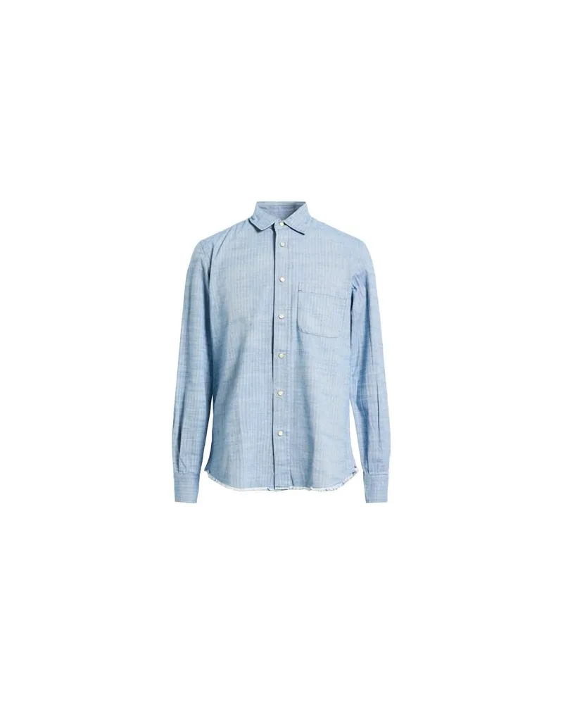 MAZZARELLI BLU - TOPS - Hemdenauf YOOX.COM Blau