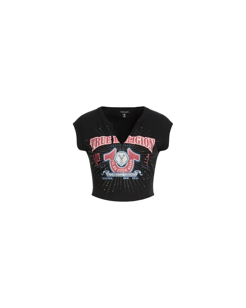 True Religion TOPS - T-shirtsauf YOOX.COM Schwarz