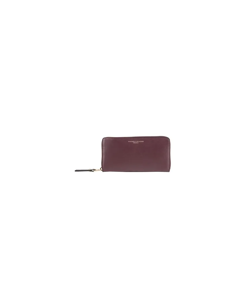Gianni Chiarini Kleinlederwaren - Brieftaschenauf YOOX.COM Pflaume