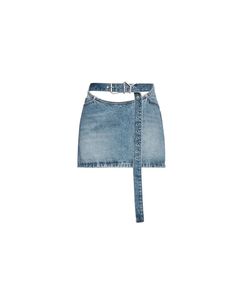 Y/PROJECT HOSEN & RÖCKE - Jeansröckeauf YOOX.COM Blau
