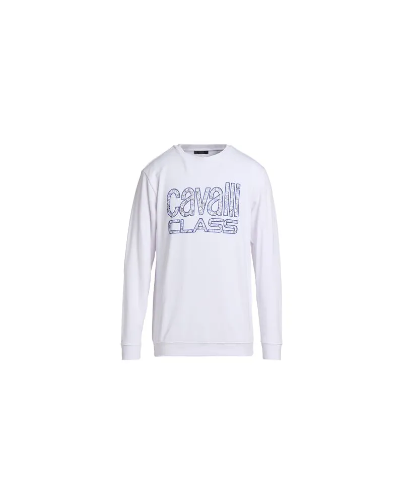 Roberto Cavalli TOPS - Sweatshirtsauf YOOX.COM Weiß