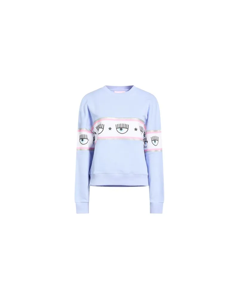 Chiara Ferragni TOPS - Sweatshirtsauf YOOX.COM Hellblau